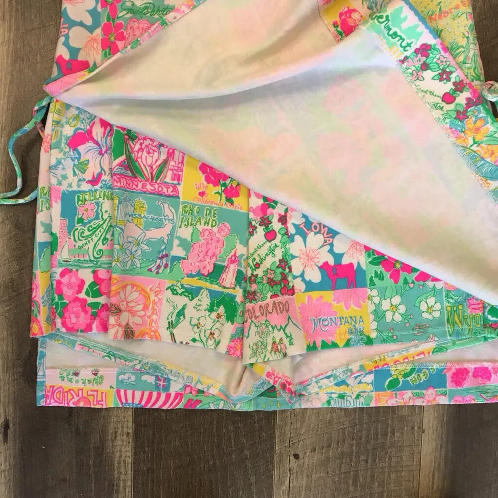 LILLY PULITZER STATE OF MIND PATCHWORK PRINT DRESS 4